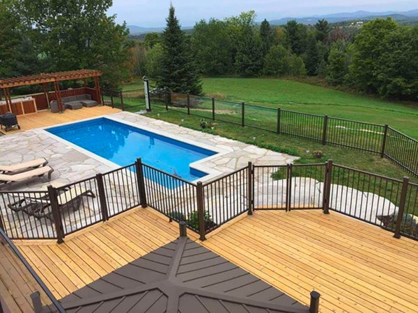 Clôture Moderne 5 pour piscine – Image 3