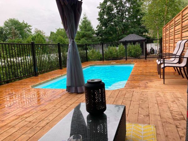 Clôture Moderne 5 pour piscine – Image 2