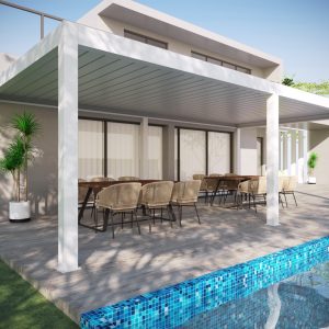 Pergola en aluminium